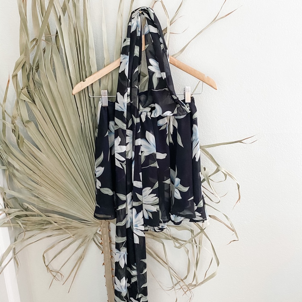Wrap-top Mini Dress